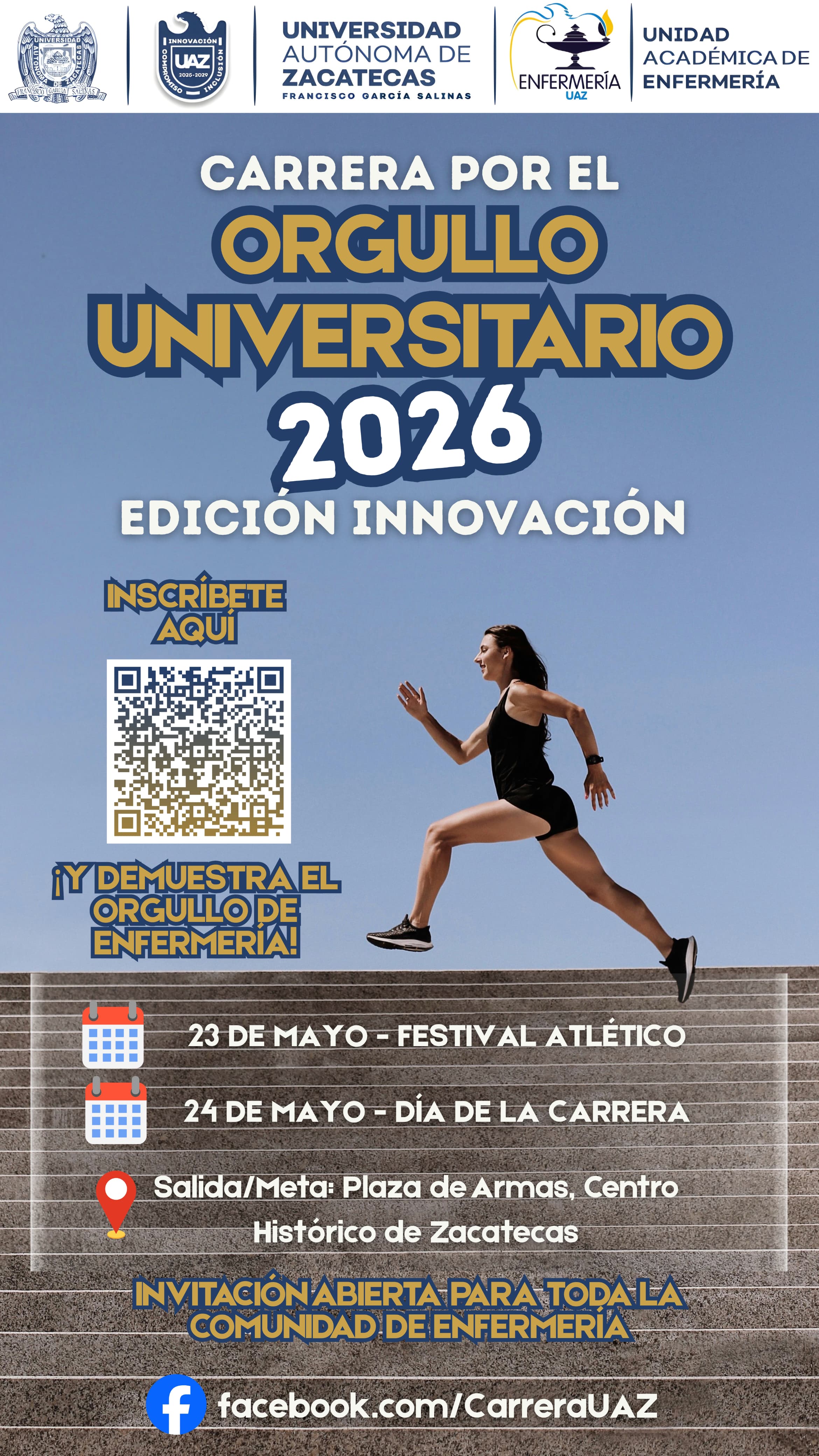 Vamos a correr esta linda carrera